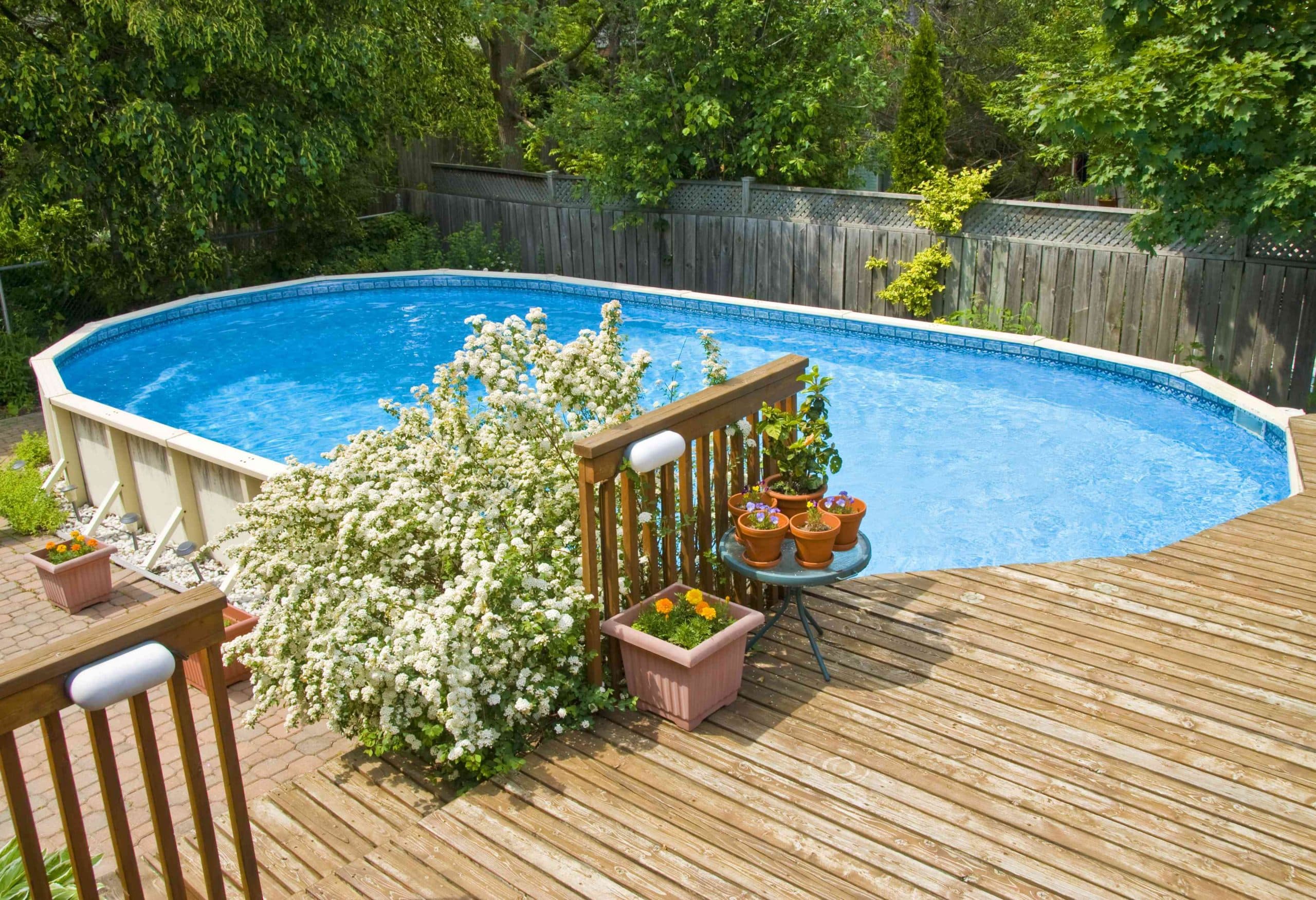 Detailed view of custom deck features
